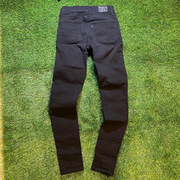 Levi’s 721 High Rise Black Skinny Denim Jeans size 26x32 - Picture 7 of 7